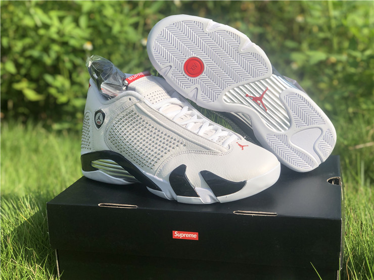 jordan 14s retro white university red shoes - Click Image to Close