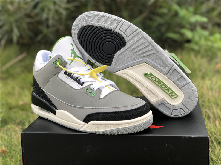 jordan 3 tinker chlorophyll basketball shoes - Click Image to Close