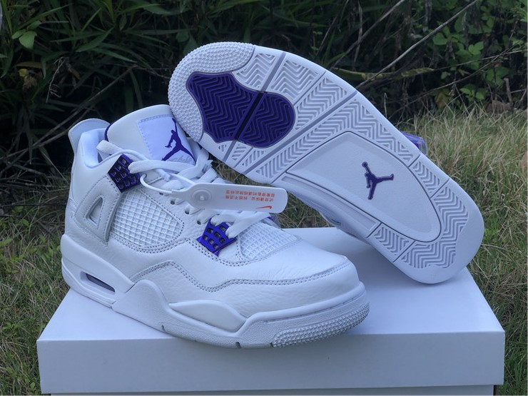 jordan 4 purple metallic white metallic silver court purple shoes - Click Image to Close