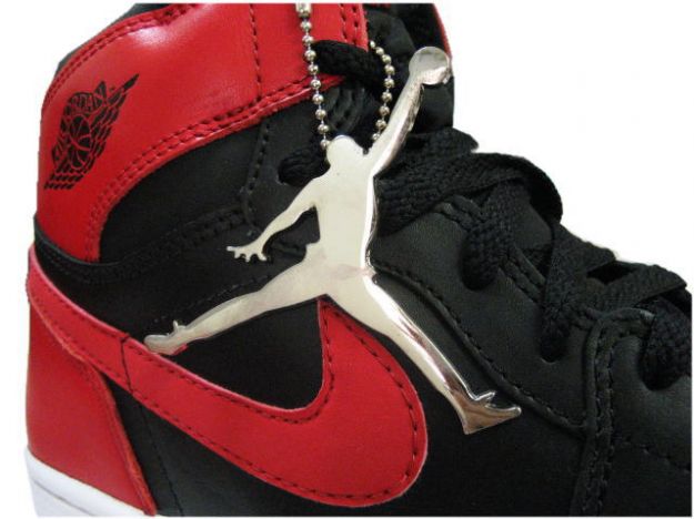 Cheap Real Jordan 1 Black Varsity Red White Shoes - Click Image to Close
