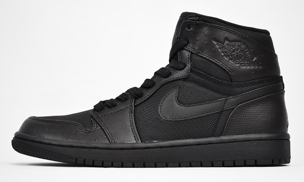 Retro Jordan 1 High Black Black Anthracite Shoes