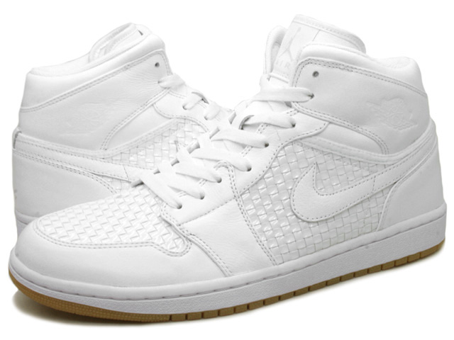 Retro Jordan 1 High Premier White Metallic Platinum Shoes - Click Image to Close