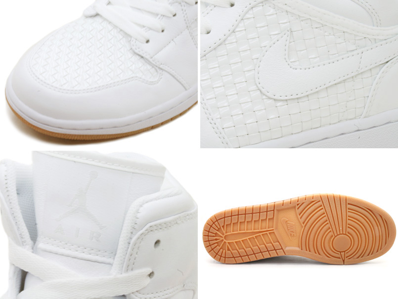 Retro Jordan 1 High Premier White Metallic Platinum Shoes - Click Image to Close