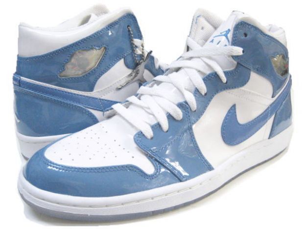 Retro Jordan 1 Carolina White University Blue Shoes