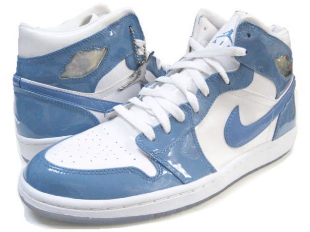 Retro Jordan 1 Carolina White University Blue Shoes - Click Image to Close