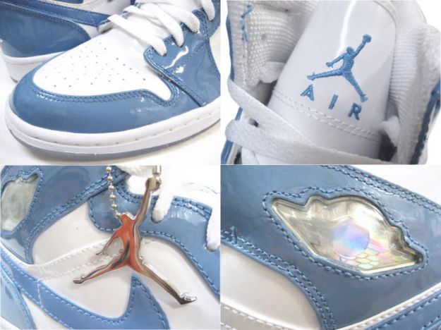 Retro Jordan 1 Carolina White University Blue Shoes - Click Image to Close