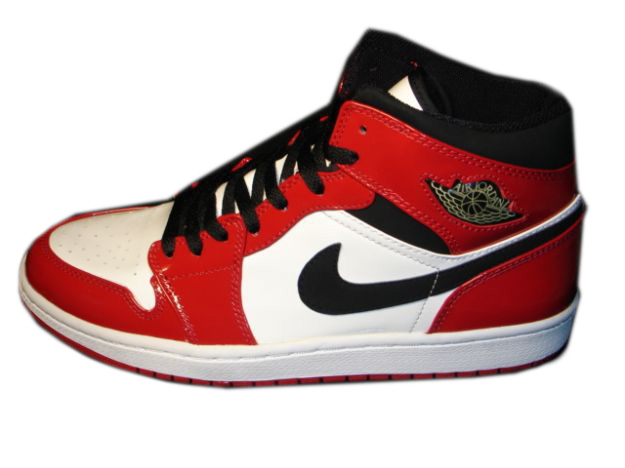 Retro Jordan 1 White Black Red Shoes - Click Image to Close