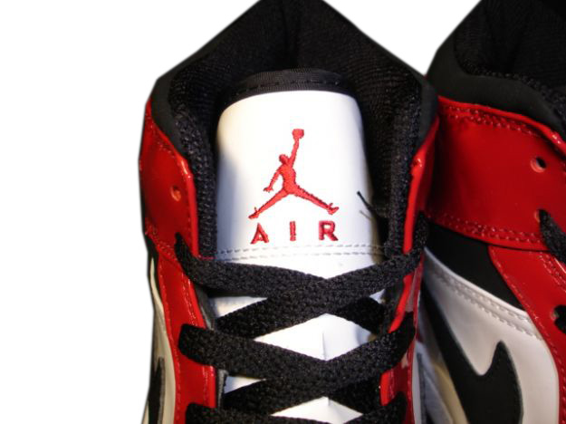 Retro Jordan 1 White Black Red Shoes - Click Image to Close