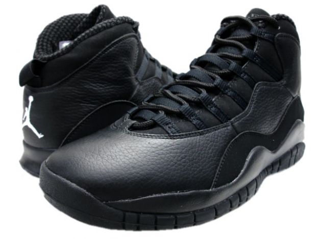 cheap jordan retro 10 all black shoes - Click Image to Close