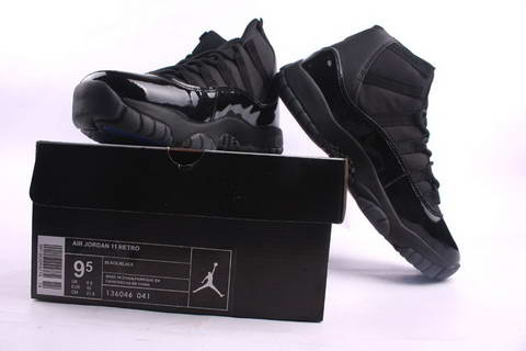 original jordan retro 11 all black shoes - Click Image to Close