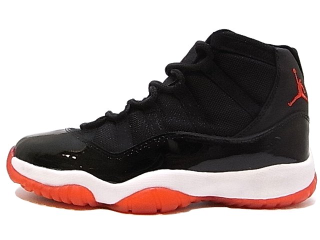 original jordan 11 black varsity red white shoes