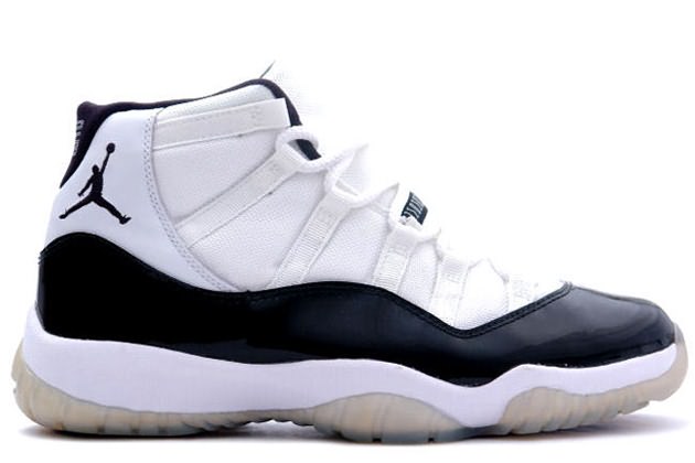 original jordan 11 concord white black dark shoes