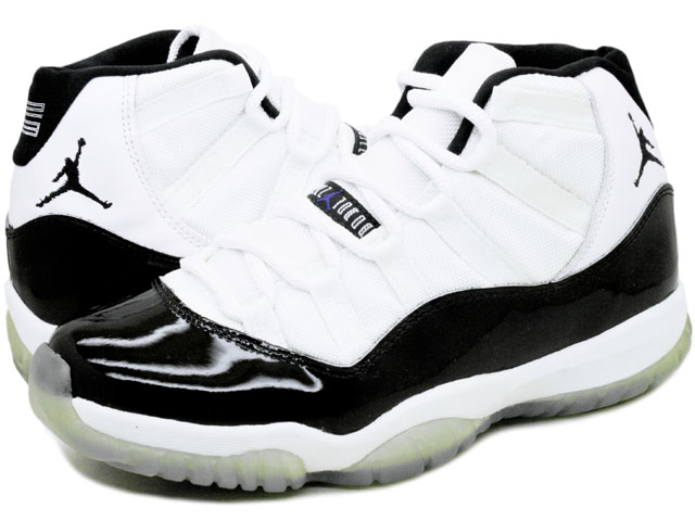 original jordan 11 concord white black dark shoes