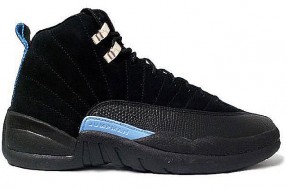 original jordan 12 black white university blue shoes - Click Image to Close