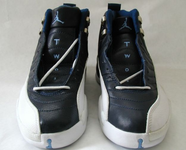 original jordan retro 12 obsidian obsidian white french blue shoes - Click Image to Close