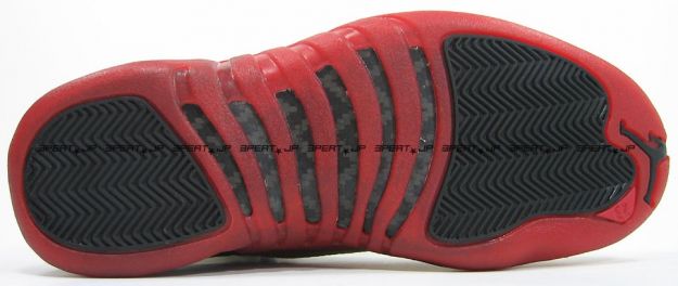 original jordan retro 12 playoffs black varsity red shoes