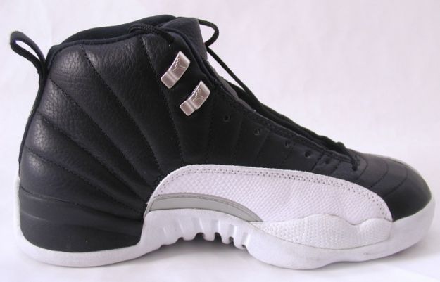 original jordan retro 12 playoffs black varsity red white metallic silver shoes - Click Image to Close