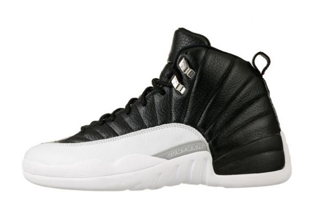 original jordan retro 12 playoffs black white shoes - Click Image to Close