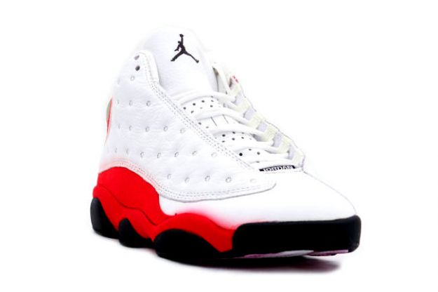 discount authentic air jordan 13 white black true red pearl shoes