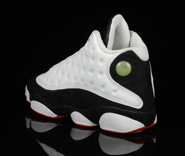 discount authentic air jordan 13 white true red black shoes