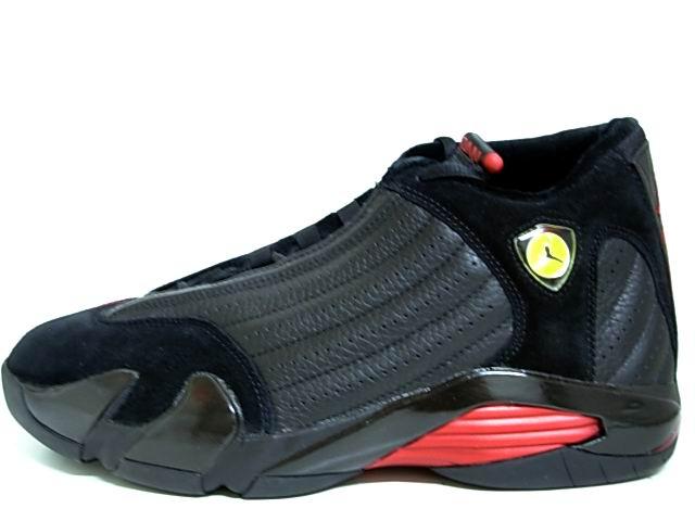 Air Jordan 14 Final Last Shot Black Varsity Red Shoes - Click Image to Close