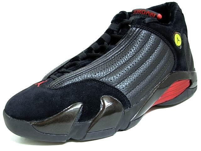 Air Jordan 14 Final Last Shot Black Varsity Red Shoes