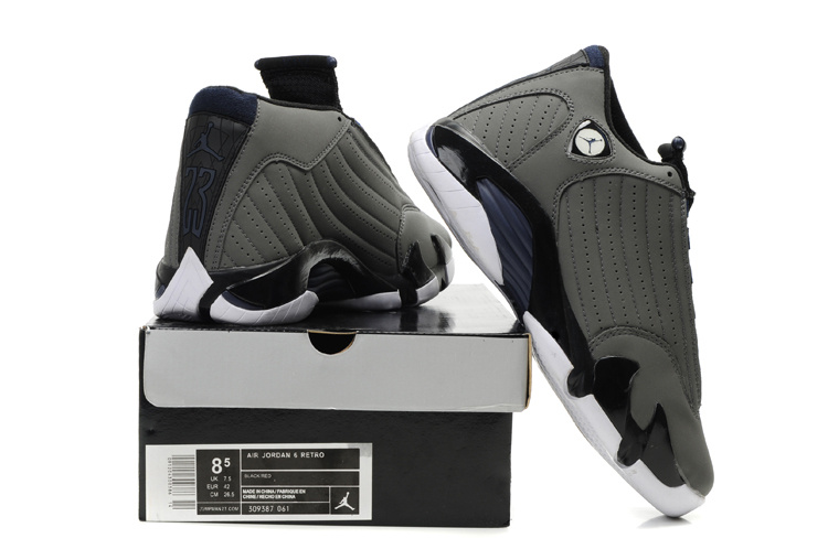 air jordan 14 grey white shoes - Click Image to Close