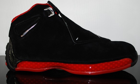 Air Jordan 18 Black Varsity Red Countdown Package Shoes - Click Image to Close