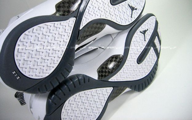 air jordan 19 white chrome flint grey black - Click Image to Close