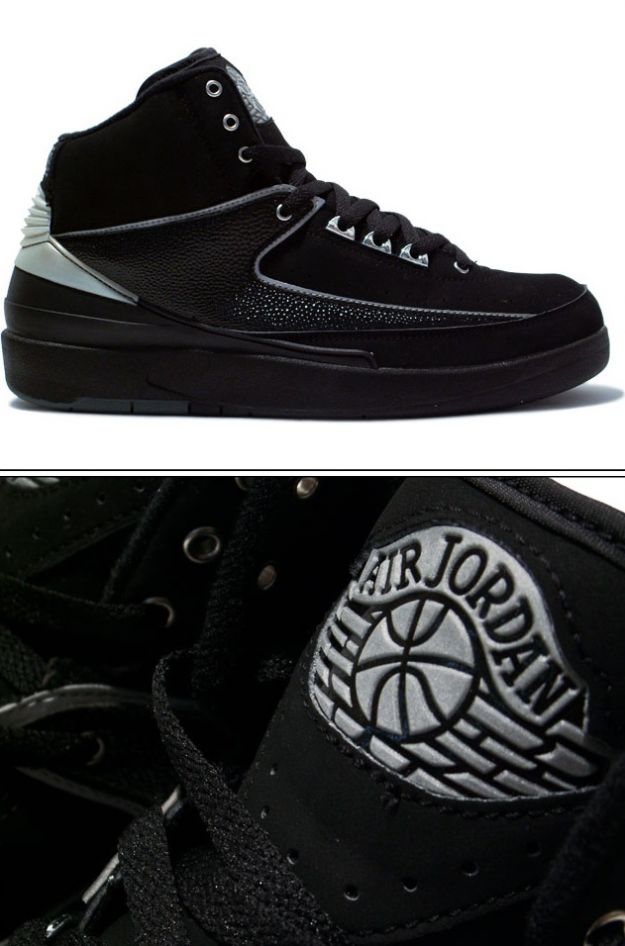 Original Jordan 2 Retro Black Chrome Shoes