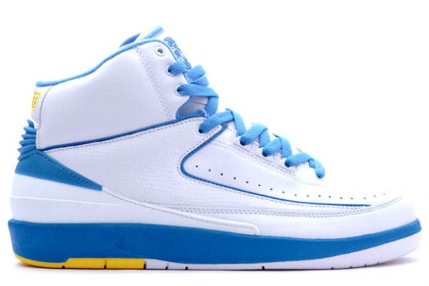 Special Jordan 2 Carmello Anthony Melo White University Blue Varisty Mai - Click Image to Close