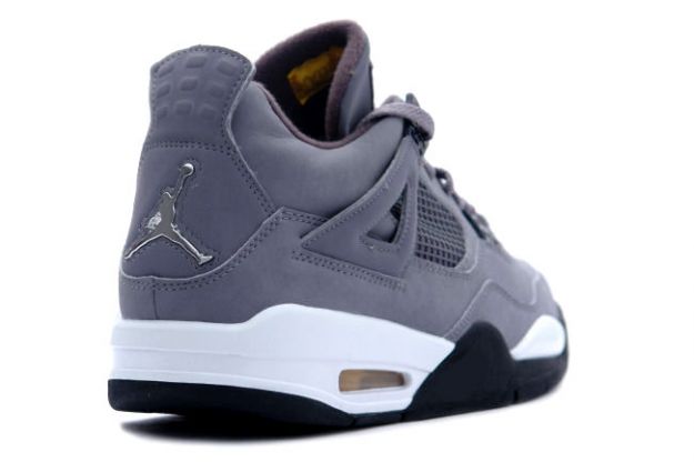 cheap authentic jordan 4 cool grey chrome dark charcoal varsity maize shoes