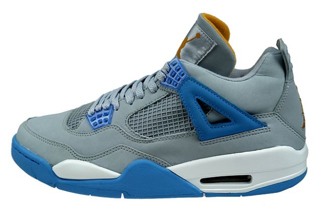 cheap authentic jordan 4 mist blue university blue gold leaf white shoes - Click Image to Close