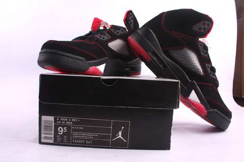 cheap and comfortable jordan 5 black red fire white shoes - Click Image to Close