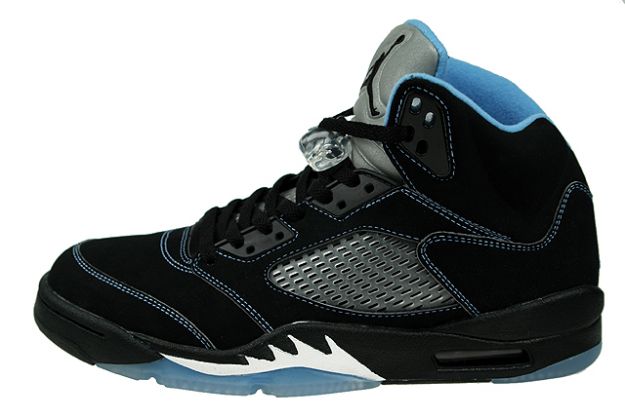 cheap and comfortable jordan 5 black university blue white shoes - Click Image to Close