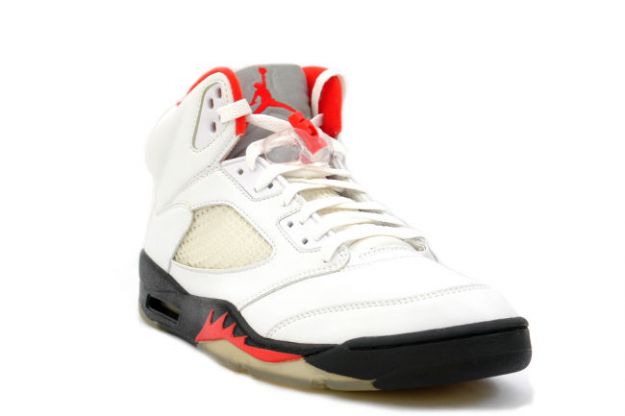 cheap and comfortable jordan 5 fire red white black fire red shoes