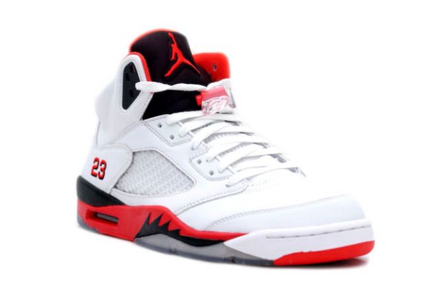 cheap and comfortable jordan 5 fire red white fire red black shoes - Click Image to Close