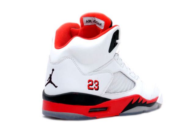 cheap and comfortable jordan 5 fire red white fire red black shoes - Click Image to Close
