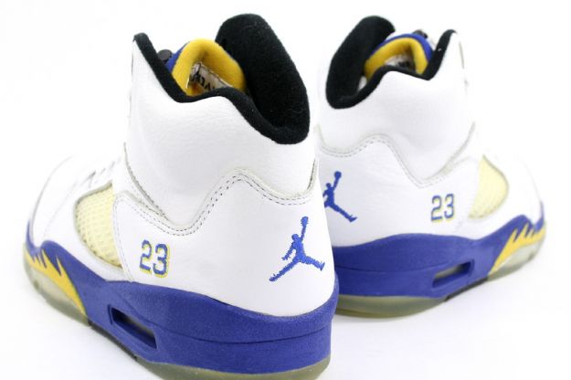 cheap and comfortable jordan 5 laney white varsity royal varsity maize shoes