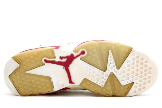 Original Air Jordan 6 Off White Maroon Shoes - Click Image to Close