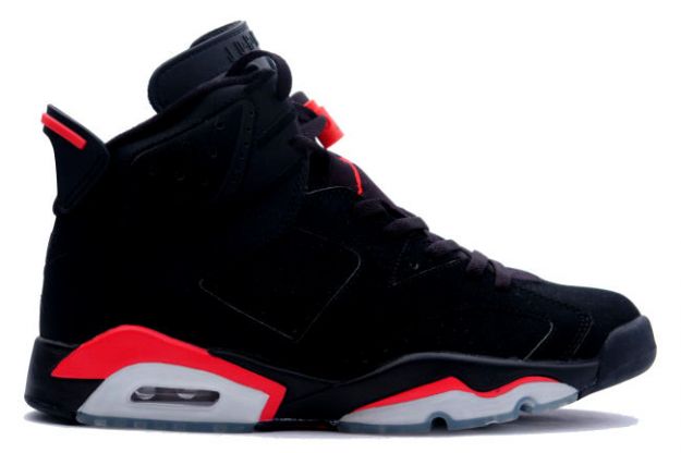 cheap air jordan 6 black deep infrared shoes