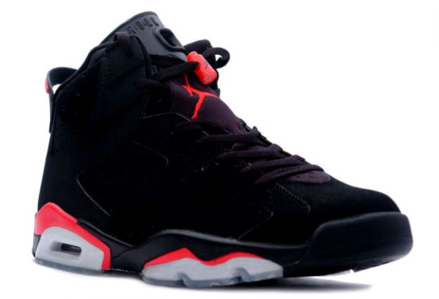 cheap air jordan 6 black deep infrared shoes