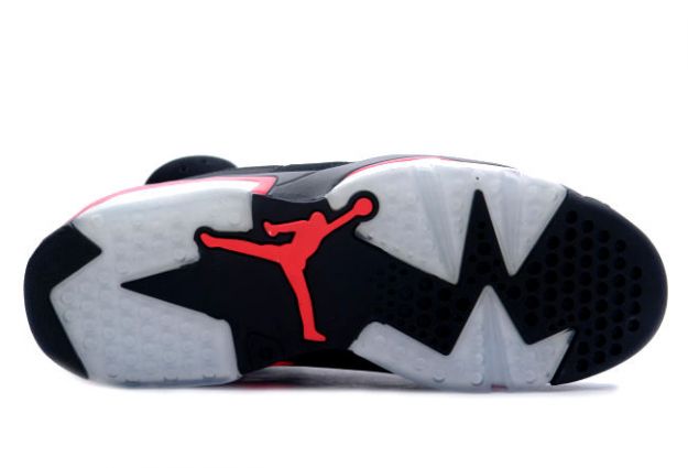 cheap air jordan 6 black deep infrared shoes