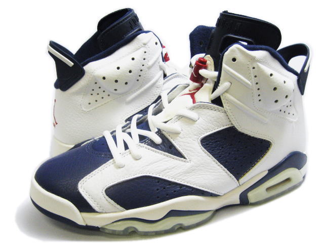 cheap air jordan 6 olympic midnight navy varsity red white shoes - Click Image to Close