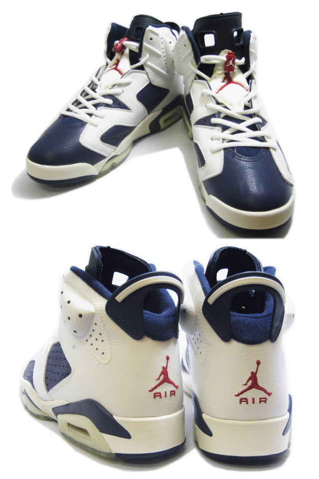 cheap air jordan 6 olympic midnight navy varsity red white shoes - Click Image to Close