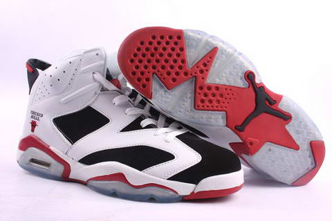 cheap air jordan 6 white black red shoes - Click Image to Close