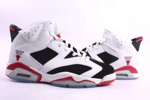 cheap air jordan 6 white black red shoes - Click Image to Close