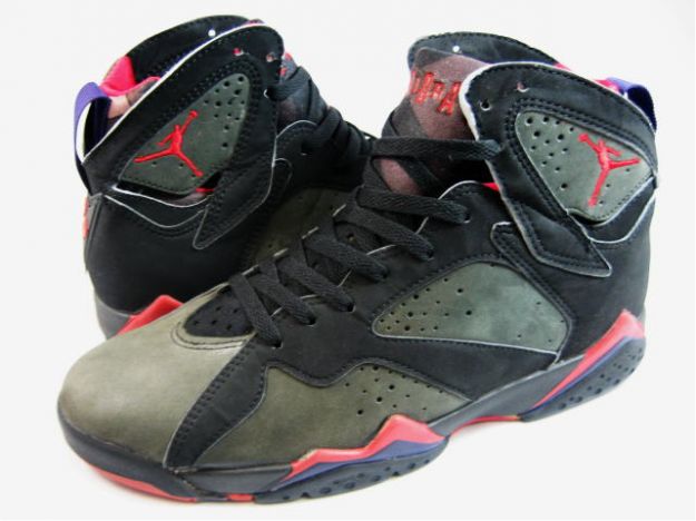 Cheap Original Jordan 7 Black Dark Charcoal True Red Shoes