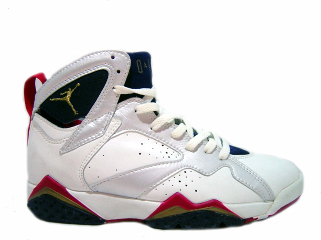 Cheap Original Jordan 7 Olympics White Navy True Red - Click Image to Close