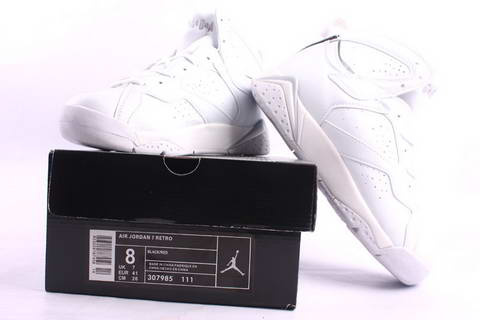 air jordan 7 retro all white shoes